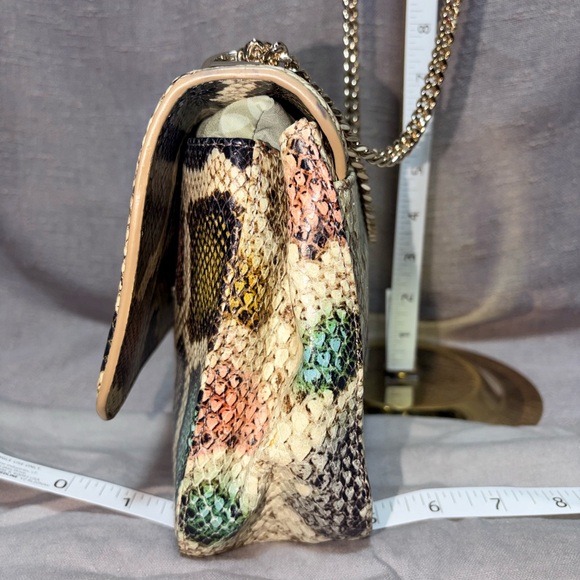 Brahmin Python-Texture Chain Shoulder Bag in Multicolor - Picture 6 of 10